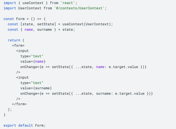 coding in react