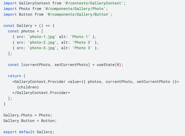 pattern react example