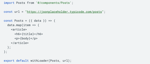 withLoader 